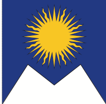 Lade das Bild in den Galerie-Viewer, Hissfahne Gemeinde Arosa bedruckt