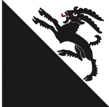 Lade das Bild in den Galerie-Viewer, Hissfahne Gemeinde Avers bedruckt