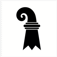 Lade das Bild in den Galerie-Viewer, Hissfahne Kanton Baselstadt genäht