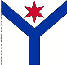 Lade das Bild in den Galerie-Viewer, Hissfahne Gemeinde Bonaduz bedruckt