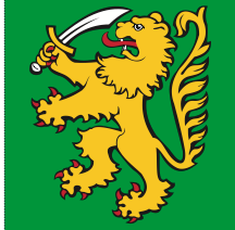 Load image into Gallery viewer, Hissfahne Gemeinde Calanca bedruckt