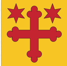 Lade das Bild in den Galerie-Viewer, Hissfahne Gemeinde Cama bedruckt