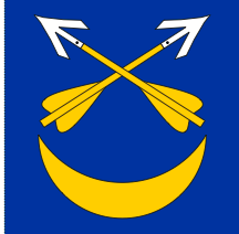 Lade das Bild in den Galerie-Viewer, Hissfahne Gemeinde Furna bedruckt