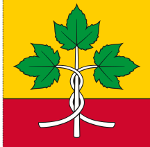 Lade das Bild in den Galerie-Viewer, Hissfahne Gemeinde Grono bedruckt