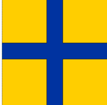 Lade das Bild in den Galerie-Viewer, Hissfahne Gemeinde Grüsch bedruckt