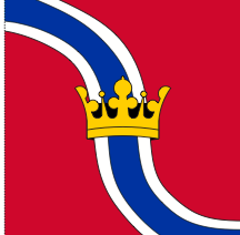 Lade das Bild in den Galerie-Viewer, Hissfahne Gemeinde Ilanz bedruckt