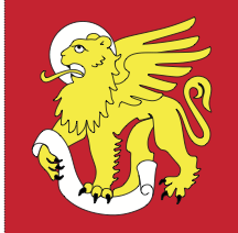 Lade das Bild in den Galerie-Viewer, Hissfahne Gemeinde Lostallo bedruckt