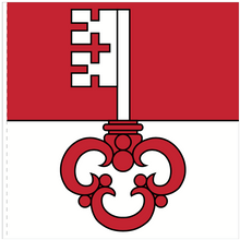 Lade das Bild in den Galerie-Viewer, Hissfahne Kanton Obwalden genäht