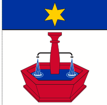 Lade das Bild in den Galerie-Viewer, Hissfahne Gemeinde Rothenbrunnen bedruckt