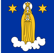 Load image into Gallery viewer, Hissfahne Gemeinde Santa Maria in Calanca bedruckt