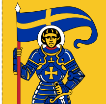 Lade das Bild in den Galerie-Viewer, Hissfahne Gemeinde St. Moritz bedruckt