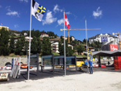 Lade das Bild in den Galerie-Viewer, Hissfahne Schweiz / Suisse / Svizzera / Switzerland genäht