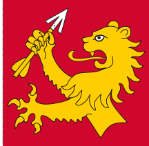 Lade das Bild in den Galerie-Viewer, Hissfahne Gemeinde Urmein bedruckt